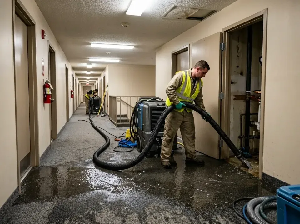 multi-unit-apartment-hallway-f-005 — frequently asked questions, Emergency Burst Pipe Water Extraction & Removal in Summerse…